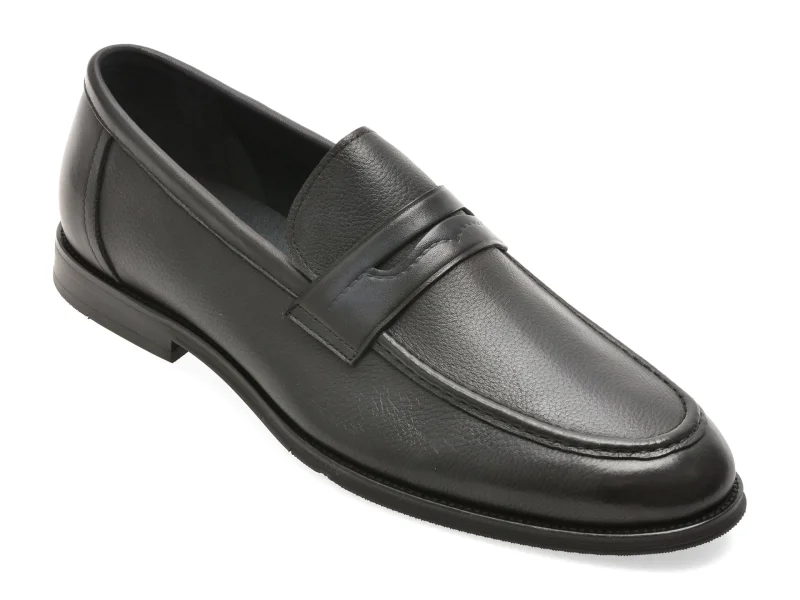 Mocasini eleganti EPICA bleumarin, RT130, din piele naturala