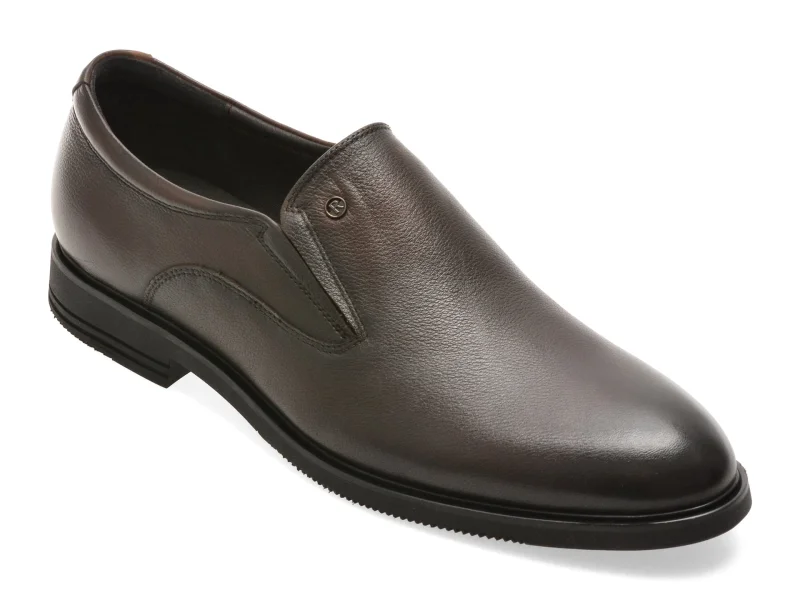 Pantofi eleganti EPICA maro, RT08A, din piele naturala