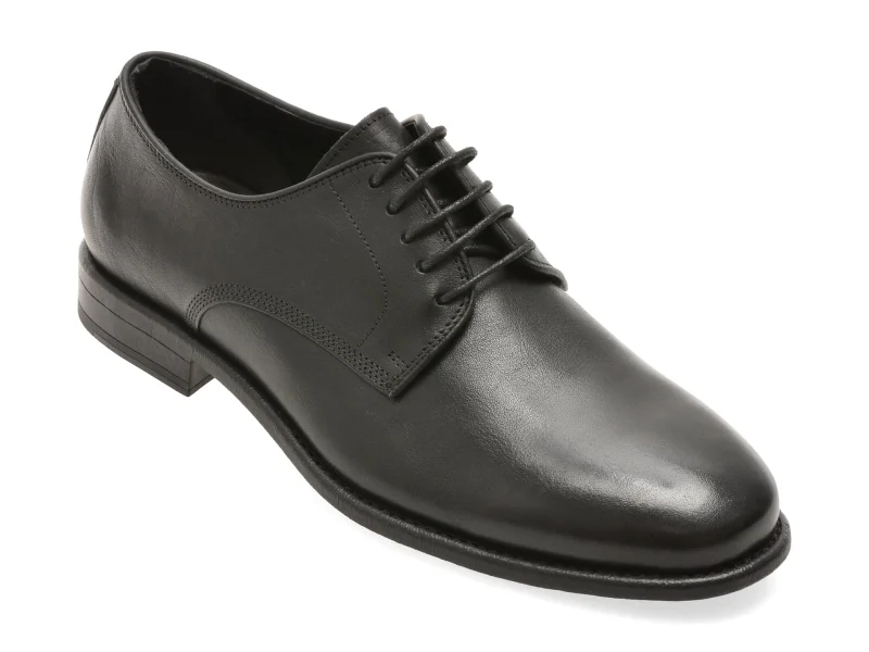 Pantofi eleganti EPICA negri, X271, din piele naturala