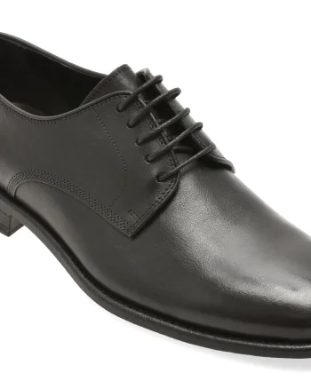 Pantofi eleganti EPICA negri, X271, din piele naturala