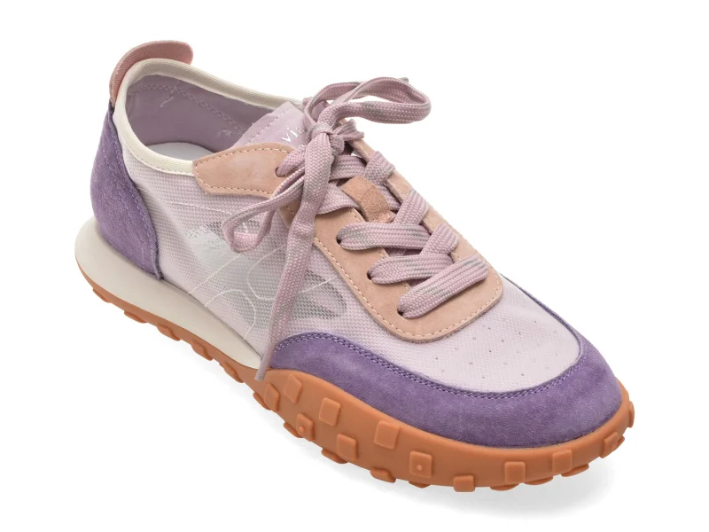 Pantofi sport FLAVIA PASSINI mov, 56132, din material textil si piele naturala