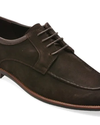Pantofi eleganti EPICA maro, X180112, din piele intoarsa