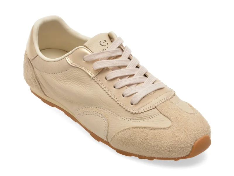 Pantofi sport EPICA albi, 8852, din piele naturala