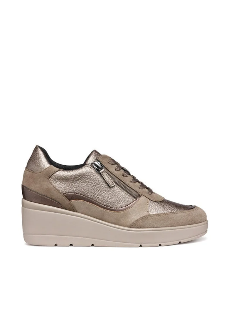 Pantofi sport dama  303948931, Piele ecologica, Bej, Bej