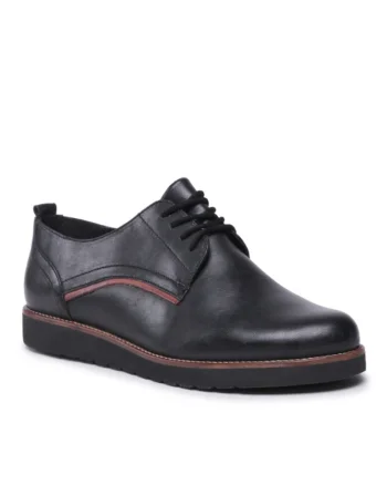Pantofi dama,  5904862504353, Negru, Piele naturala, Negru