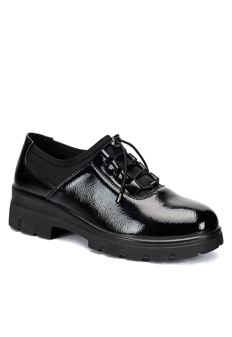 Pantofi dama,  WFA2805-1, piele ecologica, negru