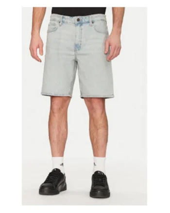 Pantaloni scurți denim multifuncționali, Albastru deschis