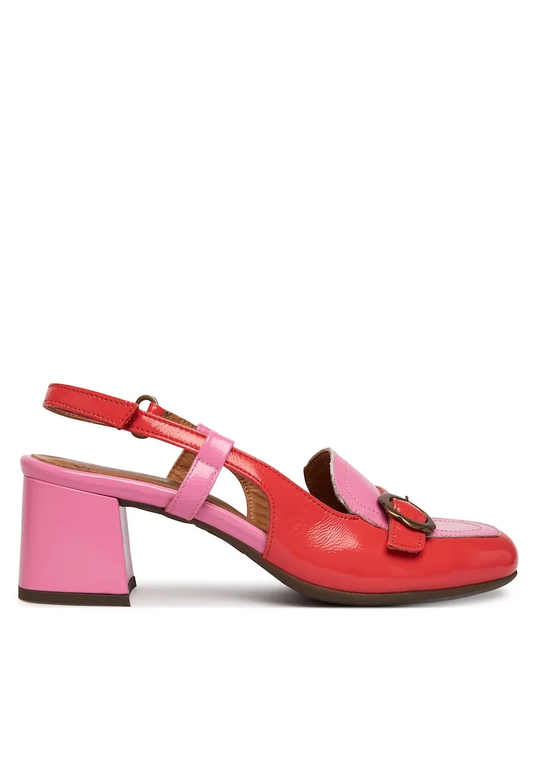 Pantofi multicolor  pentru dama, Rosu/Roz
