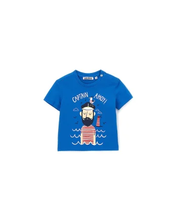 Tricou copii  albastru, Albastru