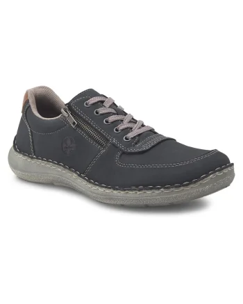 Pantofi barbati  din piele ecologica, Albastru