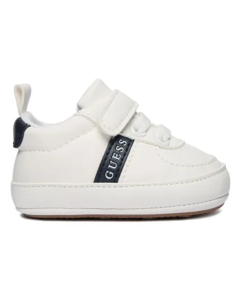 Pantofi sport copii,  velcro, alb, textil