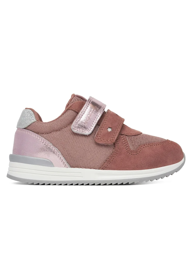 Pantofi copii,  piele naturala, roz, sistem Velcro