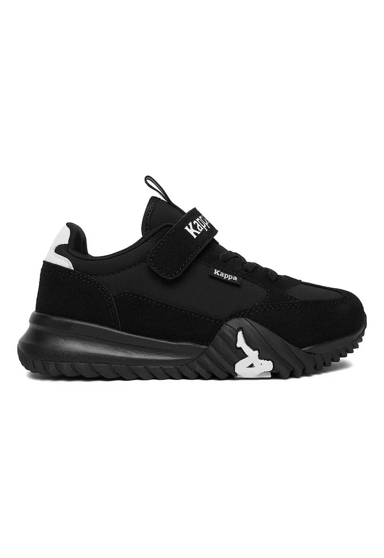 Pantofi copii,  sneakersi, velcro, negru, material sintetic
