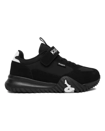 Pantofi copii,  sneakersi, velcro, negru, material sintetic