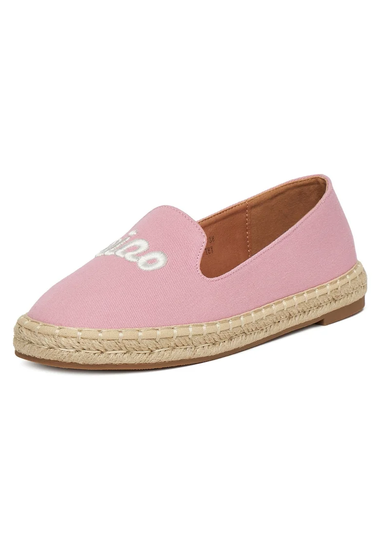 Espadrile femeie,  material textil, roz,