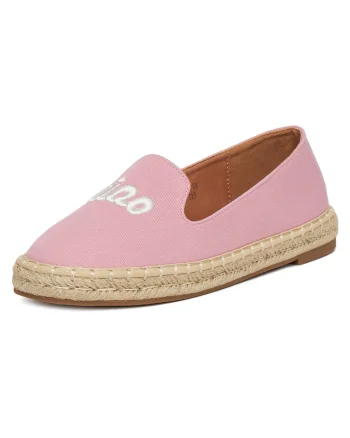 Espadrile femeie,  material textil, roz,