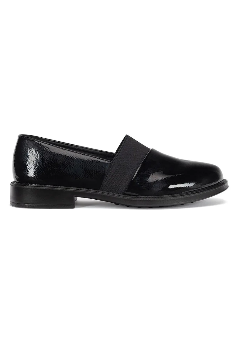 Mocasini dama,  piele ecologica, negru