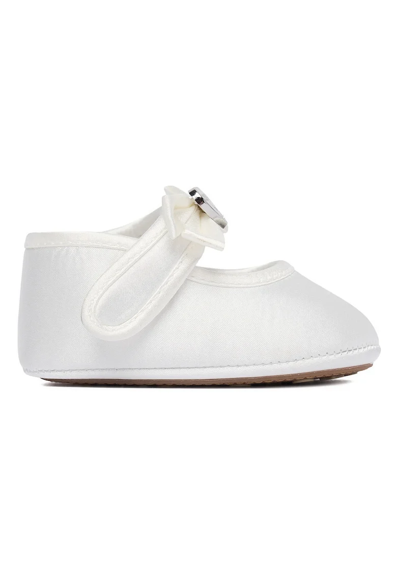 Pantofi copii,  textil, alb, inchidere velcro