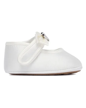 Pantofi copii,  textil, alb, inchidere velcro