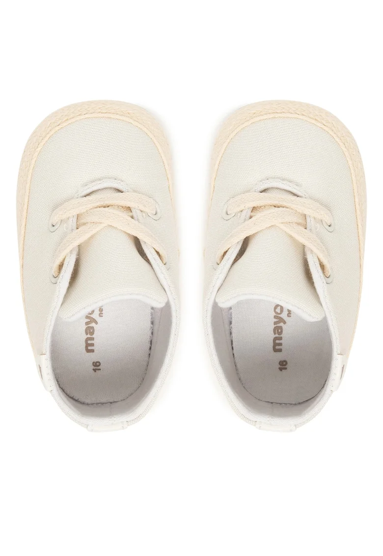 Pantofi baieti,  textil, bej