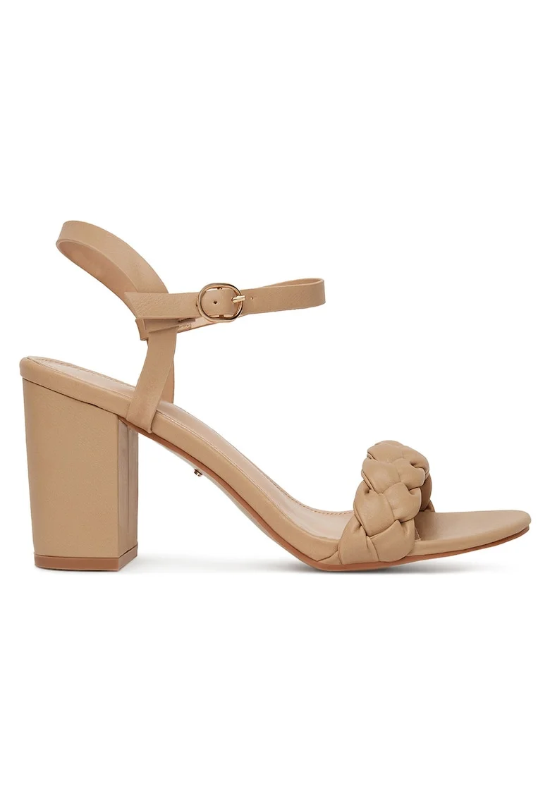 Sandale dama,  piele ecologica, bej,