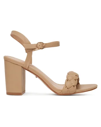 Sandale dama,  piele ecologica, bej,