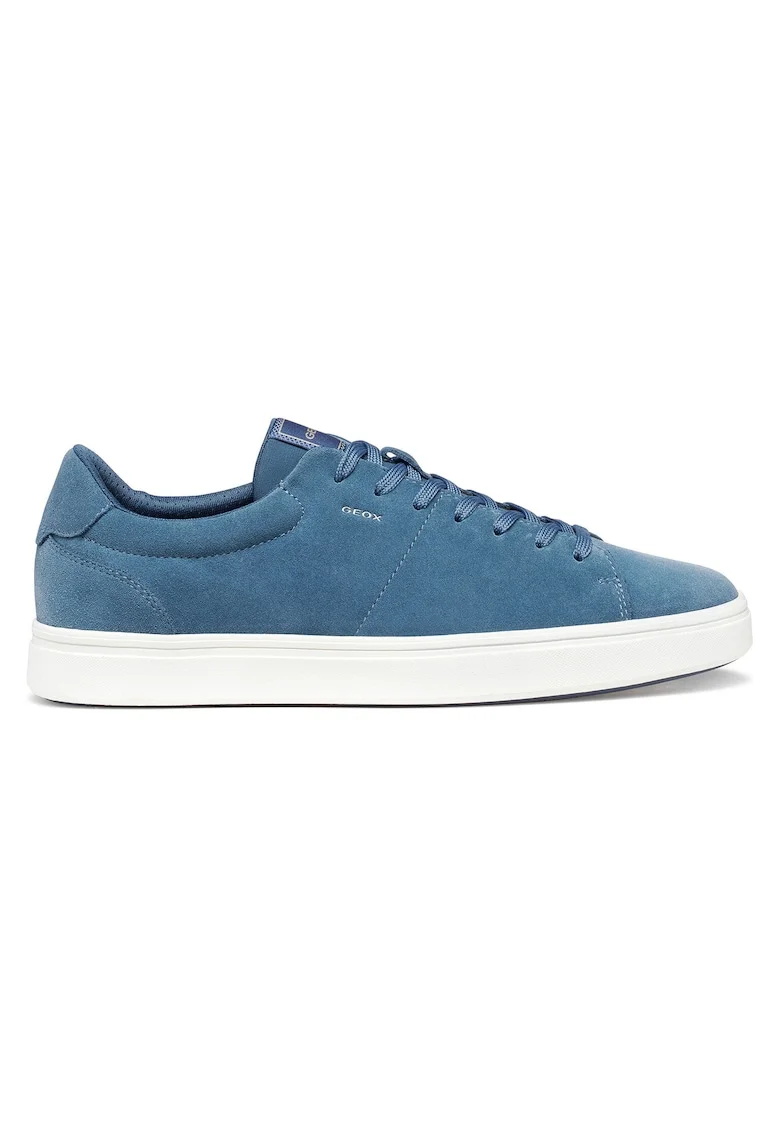 Tenisi barbati,  U65LDD-00022, piele naturala, albastru