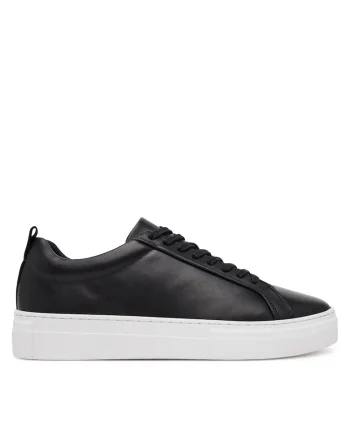 Tenisi dama,  piele naturala, negru,