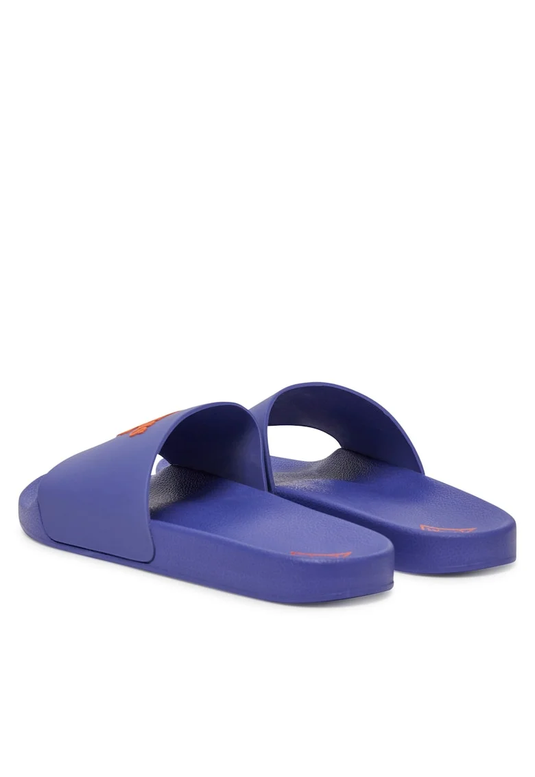Papuci barbati,  sintetic, violet
