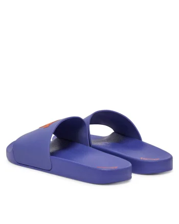 Papuci barbati,  sintetic, violet