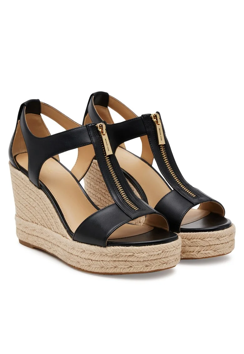 Sandale dama,  piele naturala, negru,