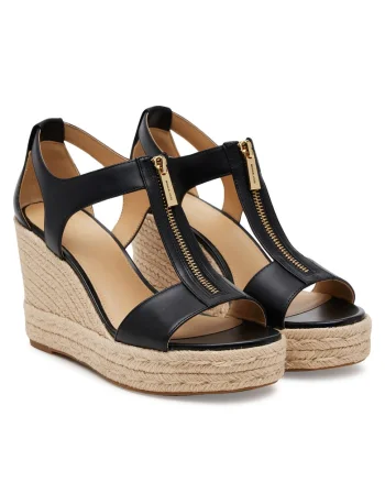 Sandale dama,  piele naturala, negru,