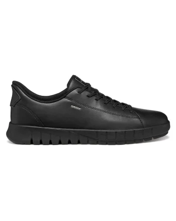Tenisi barbati,  piele naturala, negru, confort sporit,