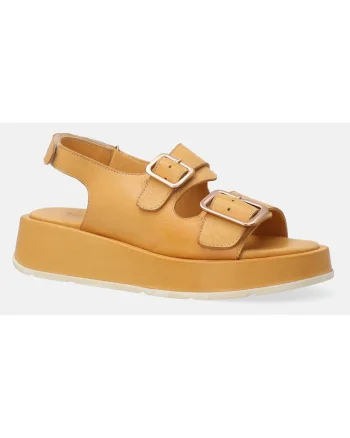 Sandale din piele cu catarame pentru ajustare