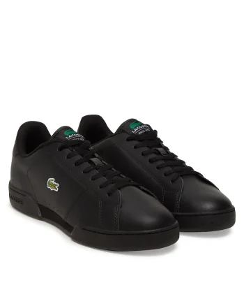 Tenisi barbati,  piele naturala, negru, design clasic,