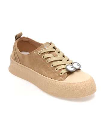 Pantofi sport GRYXX bej, 24997, din nabuc