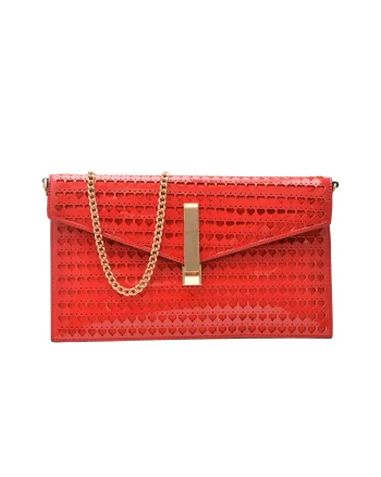 Geanta ALDO rosie, LOVECLUTCH 600, din piele ecologica
