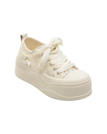 Pantofi sport FLAVIA PASSINI albi, 899, din material textil