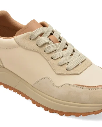 Pantofi sport FLAVIA PASSINI bej, 18362, din piele naturala