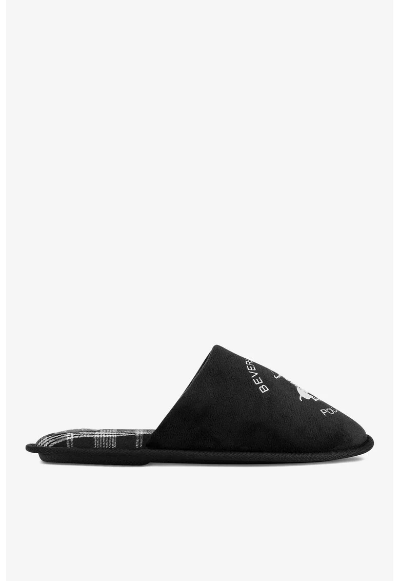 Papuci barbati  5903419634925, Textil, Negru, Negru