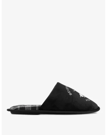Papuci barbati  5903419634925, Textil, Negru, Negru