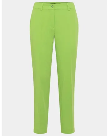 Pantaloni dama,  303804565, Poliester, Verde