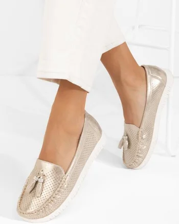 Mocasini dama Sonja V2 bej