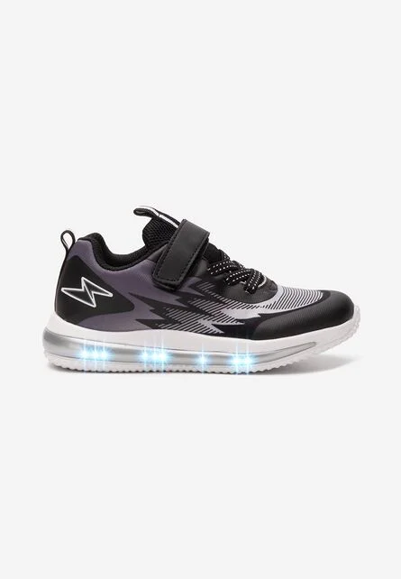 Sneakers baieti Fimbo negri