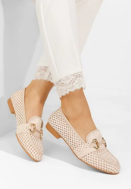 Mocasini dama Agripina bej