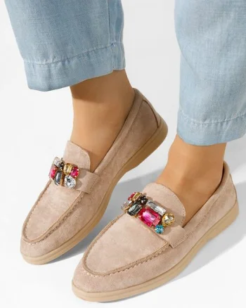 Mocasini dama eleganti Maceira V9 kaki