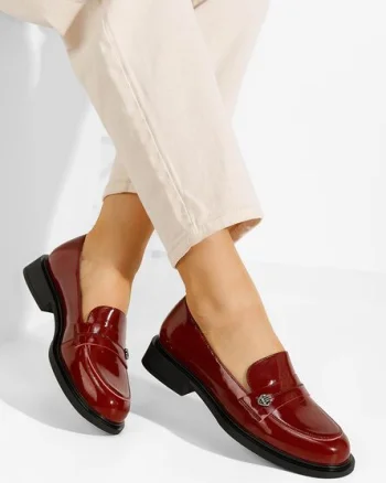 Loafers dama Grapila grena
