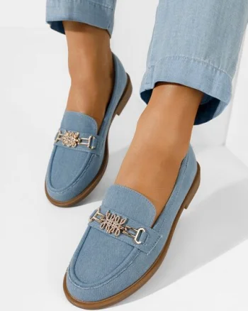 Mocasini dama Almatea denim