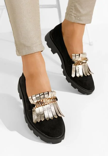 Mocasini dama eleganti Kanesha negri