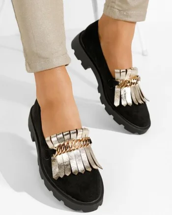 Mocasini dama eleganti Kanesha negri